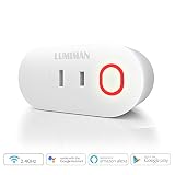 LUMIMAN Wi-Fi スマートコンセント スマートプラグ ソケット Alexa/Google ホーム対応 音声制御 リモコン 電力消費量チェック 日本語取扱説明書付き スマホAPPコントロール 