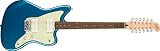 Squier by Fender スクワイヤー エレキギター Paranormal Jazzmaster® XII, Laurel Fingerboard, Mint Pickguard, Lake Placid Blue ソフトケース付き