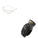 kitcrwcl110mnxmff05010 – Valueキット – Mechanix Wear FastFit作業手袋( mnxmff05010 )とCrews Checklite傷付き安全メガネ