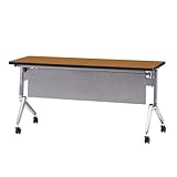 TOKIO NANホールディングテーブル パネル付 W1200×D450×H720mm NAN-1245P チーク