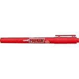 uni(ユニ) 水性顔料マーカープロッキーツイン細字 赤 PM120T.15