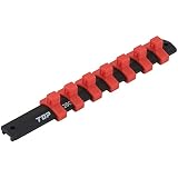 トップ (TOP) ソケットレール 差込角9.5㎜ 全長200㎜ クリップ7個付 R-3200 燕三条 日本製