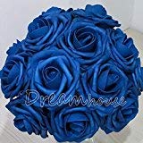 elegantstunning ウェディング/パーティーローズ造花　バラの造花　シール　ミニ造花　インテリア花　新婚部屋装飾 バレンタインデー　ホワイトデー　プロポーズ 記念日 誕生日 パープル　50