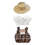 ぬいぐるみ 服 3点セット 10cm 15cm 17cm のぬいぐるみに最適なサイズ設計 ふわふわ 可愛い ミニ洋服 ぬいぐるみ用服 ドール ツイストセーター ぬいぐるみ 用 (WWH02) [並行輸入品]