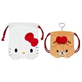 サンリオ(SANRIO) 巾着2枚セット（大好きなお友だちといっしょ） ハローキティ 対象年齢3才以上 866822