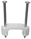 L.H. Dottie PLX50P Staple, 2 Nail, 1/2-Inch, White, 4000-Pack [並行輸入品]