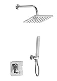 Parmir Water Systems SSB-573 Honourable Series Single Handle Shower Unit with Hand Held Sprayer, Bru