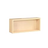 arne 壁掛け棚 ウォールラック 壁面収納 シェルフ 薄型 Sサイズ WallBoxSeven Etype単品S ナチュラル