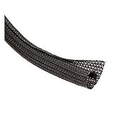 TechFlex F6N0.50BK Flexo F6 General Purpose 1/2-inch Braided Cable Sleeve, Black - 150' box by Techf