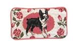 123 Creations C276EG-3.5x7 in. A Boxton Terrier Petit-point Eyeglass Case