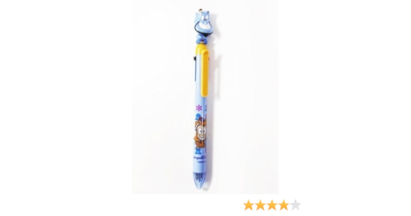 Amazon ジーニー アラジン キャラクターマスコット付き 3色ボールペン ディズニーリゾート限定 多色ボールペン 文房具 オフィス用品