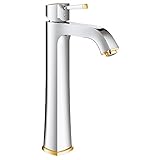 グローエ　GROHE SPA COLLECTIONS【23 313 IGJ】　グランデラ シングルレバー洗面混合栓 (据置洗面器用・引棒なし)クロームxゴールド