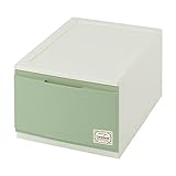 ドウシシャ グリーン 幅33×奥行46.5×高さ23.5cm 衣装ケース 収納ケース 1段 MSC3323-GN