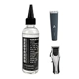 Jeproer バリカンおよびトリマー用オイル、電気かみそりオイル潤滑剤,100ml ストレート カミソリ潤滑剤 | プロ用電気シェーバーオイル 防錆、電気カミソリ用