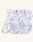 RALPH LAUREN (ラルフローレン) baby 6PソックスセットWH (0-6M, PK)