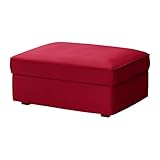 IKEA(イケア) KIVIK ダンスボー ミディアムレッド 99904014 フットスツール 収納付き、ダンスボー ミディアムレッド