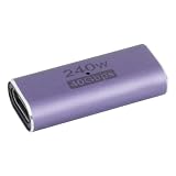 prendre Type-C 延長 アダプタ 中継 USB4 MAX 240W USB C タイプ C メス - メス 映像信号対応 データ転送 小型 コンパクト （ストレート） PR-USBC-MM-S