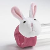 Pink Bunny Rabbit Doll Wrist Rattle by Lee Middleton Dolls by Lee Middleton Dolls