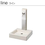 水栓柱 トリム ライン ホワイト×パネルカラー:シルバー(ガーデニング水栓柱 一口タイプ 水栓柱&パンセットタイプ)