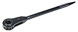 ASH 強力型四角ラチェットスパナ片爪19ｍｍ KKL0019