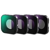NEEWER PL NDフィルター コンパチブルGoPro Hero 13 12 11 10 9 ブラック 4パック PL ND8 ND16 ND32 HD マルチコート 超薄型 減光フィルター 偏光レンズフィルターセット アクションカメラアクセサリー FL-GP18