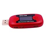 P Prettyia USB　電圧計　電流計　容量テスター検出器　USB安全テスター　多機能