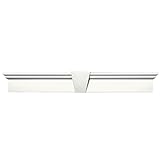 Buildersエッジ060010643123 43 5 / 8 " x 6 "フラットパネルウィンドウヘッダー123、ホワイト