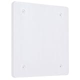 Hubbell-Bell PBC200WH Blank Weatherproof Nonmetallic Device Cover Two Gang White [並行輸入品]