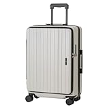 [レジェンドウォーカー] [LW] スーツケース キャリーケース フロントオープン 片開きファスナータイプ 拡張機能付き USBポート カッ