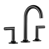 Brizo 65375LF-BL Odin Widespread Bathroom Faucet, Matte Black by Brizo