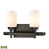 Dawsonコレクション2ライトBath in Oil Rubbed bronze- LED