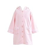 ケーズアイ キッズラブリーバスローブ タオル地を使用したキッズ用フード付きバスローブ 140～150cm ピンク 11059(ピンク,14～ 15)