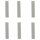 Creative Hobbies® Set of 6, 6 Inch Tall White Plastic Candle Covers Sleeves Chandelier Socket Covers