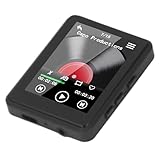 MP3 MP4 プレーヤー、2.4 インチフルタッチスクリーン付き MP3 音楽プレーヤー、Bluetooth 5.3 HiFi サウンド MP4 プレーヤー、HD スピーカー内蔵デジタル音楽プレーヤー (メモリーカードなし)