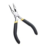 高品質新加入ジュエリープライヤー針ラウンド曲がっ鼻ビーズを作るdiyクラフトツールキット-longnose