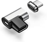 [BOEN] USB-C TYPE C マグネット変換アダプター USB3.1 GEN 2 10Gbps高速データ転送 磁気 24ピン 100W/5A PD急速充電 Type c アダプター 4K/60Hz コネクタ PC/MacBook/Pad Pro/スマホ/Padおよびその他のUSB Cデバイス対応 「映像出力対応」 (1個)