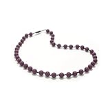 Bitey Beads Classic Silicone Teething Nursing Breastfeeding Chewable Necklace (Grape) by Bitey Beads