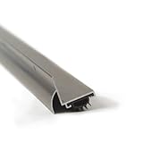 M-D製品は36インチ。ドリップキャップ25706サテンニッケルL型ドアボトム