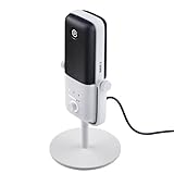 【Amazon.co.jp限定】Elgato Wave:3 White - プレミアムUSBコンデンサーマイク, 【ホワイト】白 配信、ポッドキャスト、ゲーミング、およびホームオフィス適用, 無料のミキサーソフトウェア, サウンドエフェクトプラグイン, 歪みなし, プラグ&プレイ Mac/PC対応