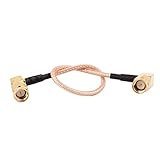 uxcell　RG316同軸ケーブル　SMA-JWオス-SMA-JW オス　20cm