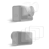 NEEWER スクリーンプロテクターアクセサリーキット 3個パック コンパチブル Osmo Action 5 Pro 9H HD傷防止強化ガラス 保護フィルム タッチスクリーンレンズプロテクター オリジナル保護フレーム非対応 CA147