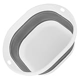 Beaupretty 折りたたみ洗面台 小さな洗面台 ポータブル洗面台 折りたたみ式洗面台 フルーツ皿の浴槽 旅行洗面台 キャンプ用洗面台 足洗い場 ポータブル折りたたみ式洗面器 洗浄容器 プラスチック