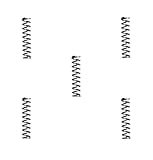 kingTTC ステンレスニッパー用交換バネ 5個入 #4