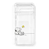 MIKYPOOZ Google Pixel 7a 用 ケース 透明 スヌーピー アニメ 漫画キャラクター かわいい ファッション 滑り止め 指紋防止 強力保護 ワイヤレス充電対応 シンプル 耐衝撃 薄型 (Google Pixel 7a 用)
