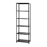 スチールラックのキタジマ スマートラック NSTR-746 幅70×奥行40×高さ210cm 6段 ブラック 40kg/段