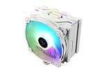 ENERMAX CPUクーラー 140mm 空冷 サイドフロータイプ TDP 200W 高冷却性 静音 PWM 対応 F40 シリーズ (ホワイト) [ ETS-F40-W-ARGB ]