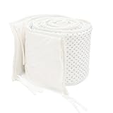 Auggie Crib Bumper, Cross Stitch/Lilac by Auggie