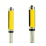 dms09402 ダブルベアリング・フラッシュトリム ２組セット1/2・ルータービットMicrotungsten carbide