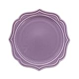 EAST table(イーストテーブル) プレート 18cm ラフィネ ブラン 15th パープル 日本製 中皿 洋食器 レンジ対応 食洗器対応 31-022-01