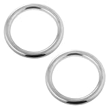 P Prettyia 304ステンレス鋼　2個　ボート　マリン　Oリング　溶接リング